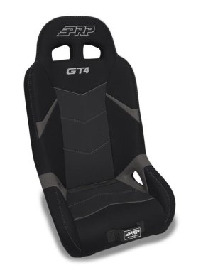 Polaris RZR XP4 1000 Suspension Seat - Rear - PRP Seats - GT4 - Black/Gray - `15-`23